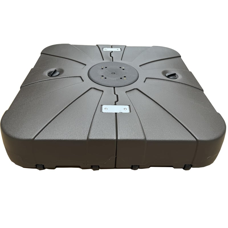 Mobilný stojan na slnečník LKINBO, plniteľný vodou/pieskom – 120 kg