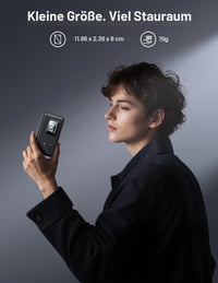 Încărcător rapid llano AC3 30W cu 3 acumulatori de 1950 mAh pentru camerele DJI Osmo Action 6/5 Pro/4/3 și Osmo 360, încărcare PD cu trei sloturi, afișaj LED 4