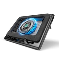 llano RGB gaming laptop hűtőpad 15-19"-os notebookokhoz, 3x USB-A - fekete 1