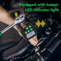 LLAVETOR Digitális Nyomatékmérő Adapter 1/2" 17-340 Nm Kerékpár Motorkerékpár Autó Javításhoz 7