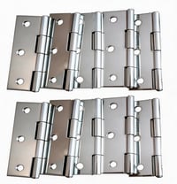 LLRY 10 db rozsdamentes acél ajtópánt 55x34mm bútor zsanér 1