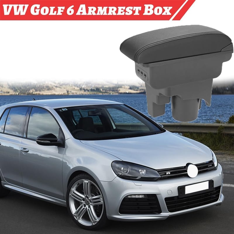 LMYDIDO Autó Kartámasz Golf 5 Golf 6 MK5 MK6 USB Töltőporttal