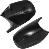 LMYDIDO Fekete Visszapillantó Tükör Borítás BMW E81 E82 E87 E88 E90 E91 E92 E93 2010-2013 LCI Modellekhez - ABS Anyagú Tükörkupak Csere 3