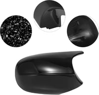 LMYDIDO Fekete Visszapillantó Tükör Borítás BMW E81 E82 E87 E88 E90 E91 E92 E93 2010-2013 LCI Modellekhez - ABS Anyagú Tükörkupak Csere 6