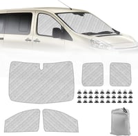 LMYSUFI ablakszél-terelő Citroën Jumpy (2006-2016) - fekete, 5 db 1