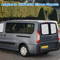 LMYSUFI ablakszél-terelő Citroën Jumpy (2006-2016) - fekete, 5 db 2