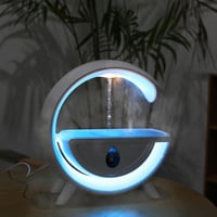 LMYSUFI Antigravitációs Párásító 350ml Aromaterápiás Illóolaj Diffúzor 7 Színes LED Fénnyel Hálószobába Gyerekszobába 1