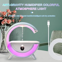 LMYSUFI Antigravitációs Párásító 350ml Aromaterápiás Illóolaj Diffúzor 7 Színes LED Fénnyel Hálószobába Gyerekszobába 9