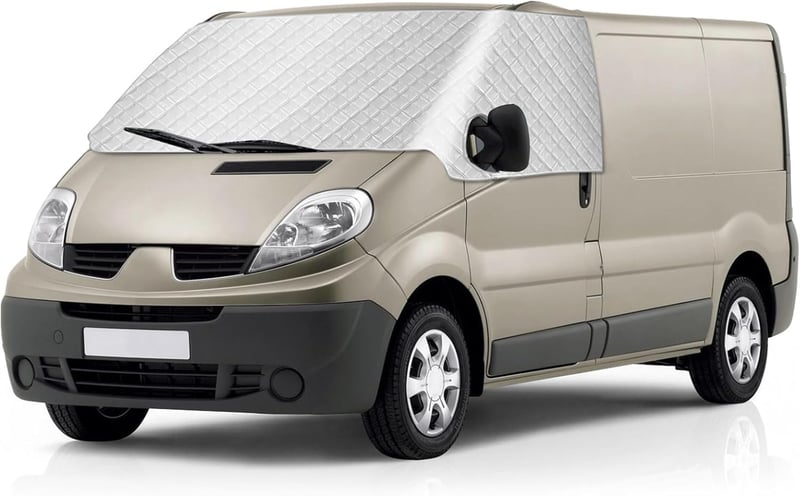 LMYSUFI Renault Trafic szélvédő takaró 2001-2014, napvédő hővédő fólia