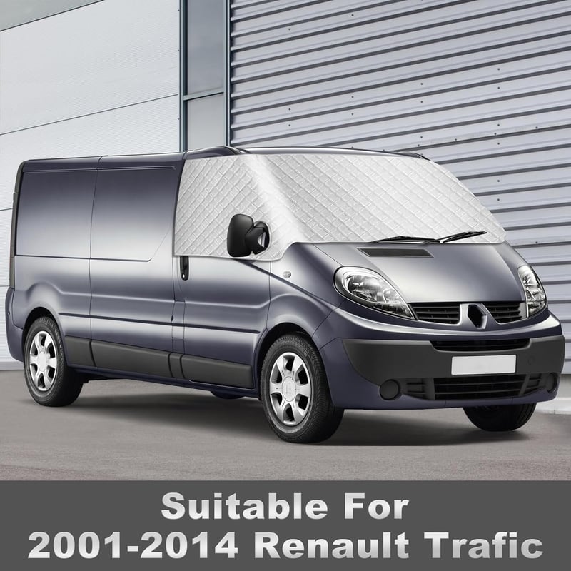 LMYSUFI Renault Trafic szélvédő takaró 2001-2014, napvédő hővédő fólia