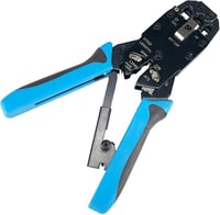 Lobamop RJ45 Hálózati Krimpelő Fogó 10P 8P 6P 4P Ethernet Kábel Csatlakozó Szerelő Eszköz RJ11 RJ12 Fekete Kék 5