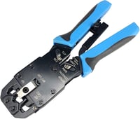 Lobamop RJ45 Hálózati Krimpelő Fogó 10P 8P 6P 4P Ethernet Kábel Csatlakozó Szerelő Eszköz RJ11 RJ12 Fekete Kék 6