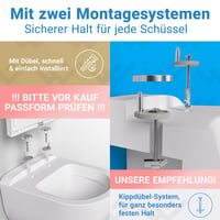 LOBENSWERK WC sedadlo typu D, krátke, s pomalým sklápaním, antibakteriálne – biele 5