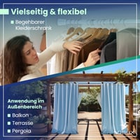 LOBUX Biela teleskopická tyč na závesy bez vŕtania 260-350 cm – Ø 32 mm – Rozťahovacia tyč na sprchový záves, vešiak na šaty, rozpínacia tyč, na sieť pre mačky 7