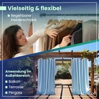 LOBUX Čierna teleskopická záclonová tyč bez vŕtania 210 – 300 cm – Ø 32 mm – tyč na sprchový záves, vešiak na šaty, upínacia tyč, na sieť pre mačky 7