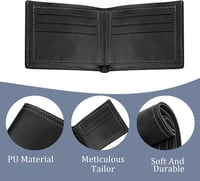 LOCCY Férfi Bőr Pénztárca Kompakt Méret Fekete Barna Színben Modern Dizájn Slim Wallet Kártyatartó 4