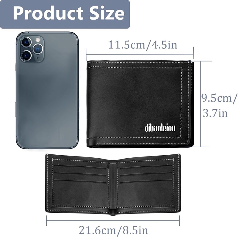 LOCCY Férfi Bőr Pénztárca Kompakt Méret Fekete Barna Színben Modern Dizájn Slim Wallet Kártyatartó