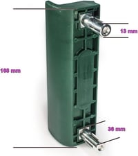 Locinox Green LAKZ P1 Kerti kapu zár rozsdamentes acél mechanizmussal 4
