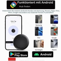Inteligentný Bluetooth lokátor LocLynx, vyhľadávač kľúčov, Android, balenie 4 ks, vodotesnosť IP67, na kľúče/peňaženku/bicykel/batožinu 2
