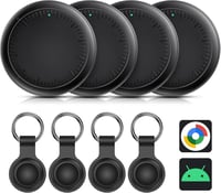 Inteligentný Bluetooth lokátor LocLynx, vyhľadávač kľúčov, Android, balenie 4 ks, vodotesnosť IP67, na kľúče/peňaženku/bicykel/batožinu 1
