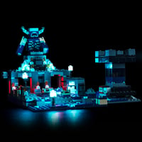 Súprava LED osvetlenia LocoLee pre LEGO Minecraft 21246 Bitka v temnote (Neobsahuje LEGO model) - Minecraft Duell in der Finsternis Kompa 1