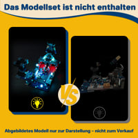 Súprava LED osvetlenia LocoLee pre LEGO Minecraft 21246 Bitka v temnote (Neobsahuje LEGO model) - Minecraft Duell in der Finsternis Kompa 5