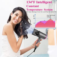LOEVERY 1800W Professzionális Hajszárító AC Motor, 3 Hőfok, Diffúzor és Koncentrátor 5
