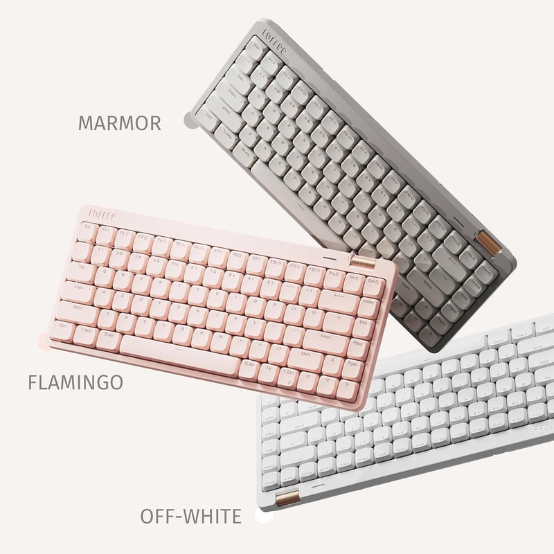 LOFREE Flow Lite100 Mechanikus Billentyűzet Vezeték Nélküli Bluetooth Mármor - marble