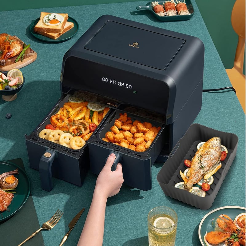 LofyJoy szilikon forma légfriteusz Ninja Dual Zone AF400EU AF300EU szürke 2db