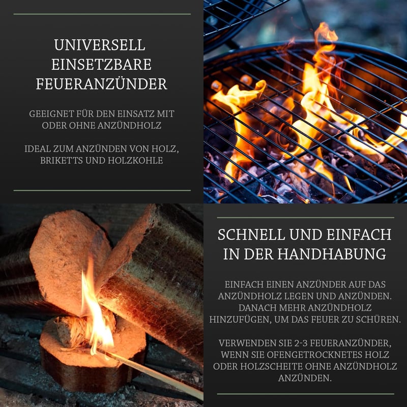 Log-Barn 500 db Természetes Fa Tűzgyújtó - Eco Wood Firelighter Szett Kályha, Grill és Kemence Használatra