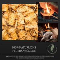 Log-Barn 500 db Természetes Fa Tűzgyújtó - Eco Wood Firelighter Szett Kályha, Grill és Kemence Használatra 2