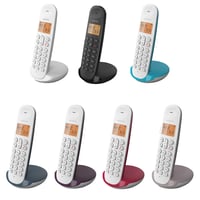 Bezdrôtový telefón Logicom ILOA 150 DECT – Hlasitý odposluch – Veľký 4-riadkový displej – Dosah 300 m – Doba hovoru 7 h – Baklažánovo fialová 8