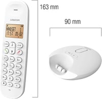 Logicom Iloa 155T DECT vezeték nélküli telefon, 15 perces üzenetrögzítés, kihangosítás 6