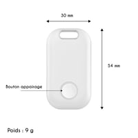 Bluetooth lokátor Logicom LogiTrack – kompatibilný s iOS a Apple Find My, 230 mAh 3