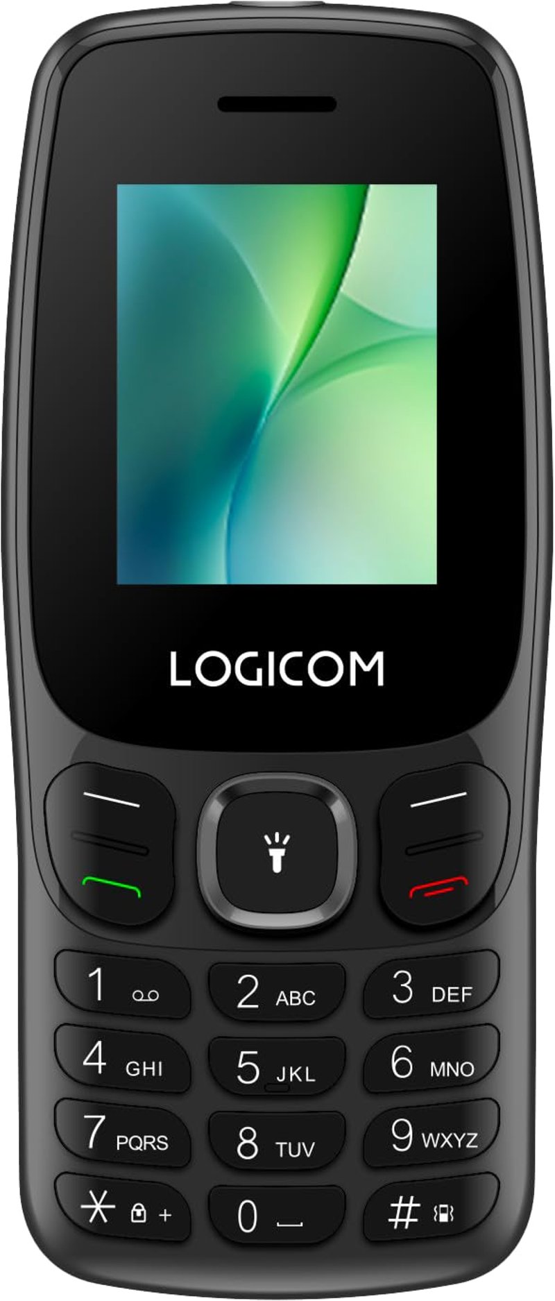 Mobilný telefón Logicom Posh 405 4G, voľný na všetky siete, Dual SIM – 1,77" displej – 200h výdrž batérie – USB-C – rozšíriteľná pamäť 32 GB – čierny