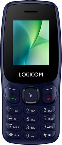 Telefon mobil LOGICOM Posh 405, Deblocat, 4G, Dual SIM, ecran 1,77 inch, autonomie 200 ore, Cameră foto, Lanternă, memorie extensibilă 32GB, USB-C, Albastru 1