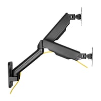 Nástenný držiak na dva monitory Logilink BP0146 pre 17-32" TV, plynová pružina 450 mm, oceľ, čierny 7
