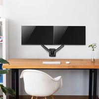 Nástenný držiak na dva monitory Logilink BP0146 pre 17-32" TV, plynová pružina 450 mm, oceľ, čierny 2