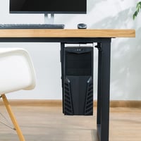 LogiLink EO0005 PC-tartó konzol asztal alá/falra, 360°-ban forgatható, max. 10 kg - fekete 2