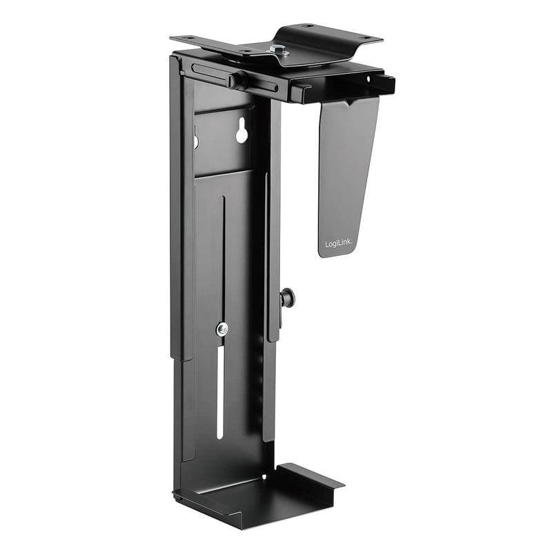LogiLink EO0005 PC-tartó konzol asztal alá/falra, 360°-ban forgatható, max. 10 kg - fekete