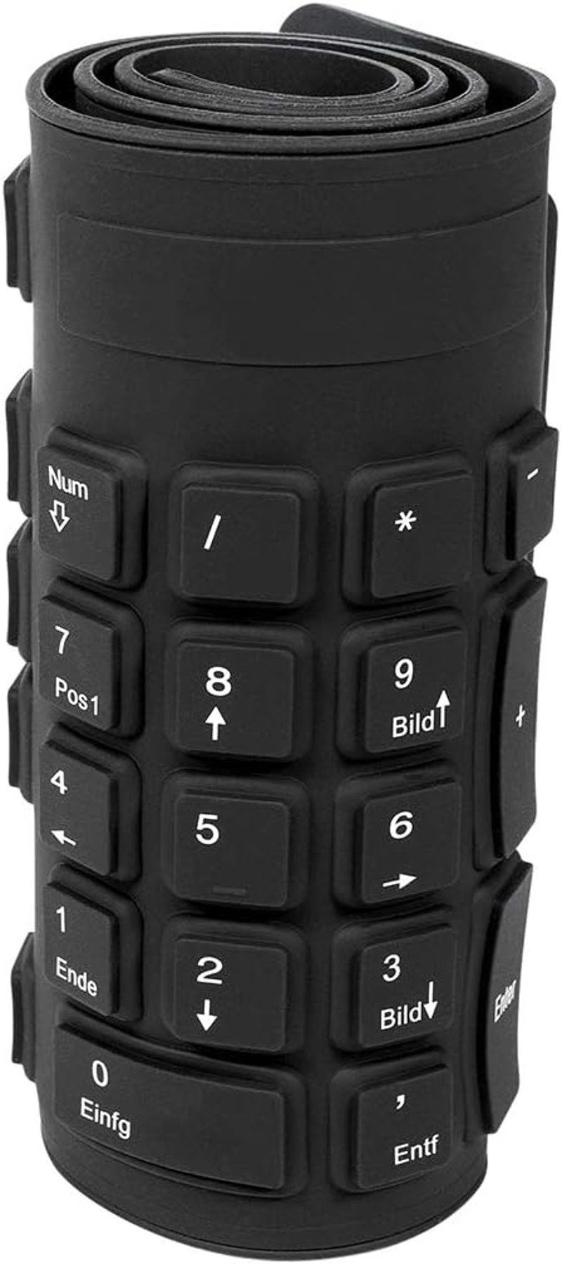 Logilink ID0019 Rugalmas Billentyűzet PC Mac Német Kiosztás