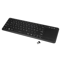 Bezdrôtová klávesnica LogiLink ID0188 s touchpadom – čierna 1