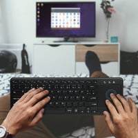 Bezdrôtová klávesnica LogiLink ID0188 s touchpadom – čierna 7