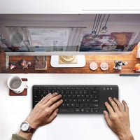 Bezdrôtová klávesnica LogiLink ID0188 s touchpadom – čierna 6