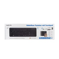 Bezdrôtová klávesnica LogiLink ID0188 s touchpadom – čierna 10