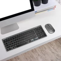 LogiLink ID0215 Dual Mode bezdrôtová súprava klávesnice a myši s Bluetooth, Windows, Android, iOS, 1600 DPI, súčasné párovanie 3 zariadení 3