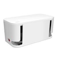 Organizér na káble LogiLink LPS281U s 5-zásuvkovou lištou a 3x USB portom, polykarbonát, biely 7