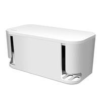 Organizér na káble LogiLink LPS281U s 5-zásuvkovou lištou a 3x USB portom, polykarbonát, biely 6