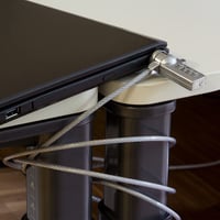 Logilink NBS002 Bezpečnostný zámok na notebook s číselným kódom, 1,5 m kábel, strieborný zámok na notebook 4