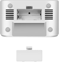 LogiLink SC0121W rádiós ébresztőóra hőmérséklet-kijelzővel, USB töltőporttal - fehér 6